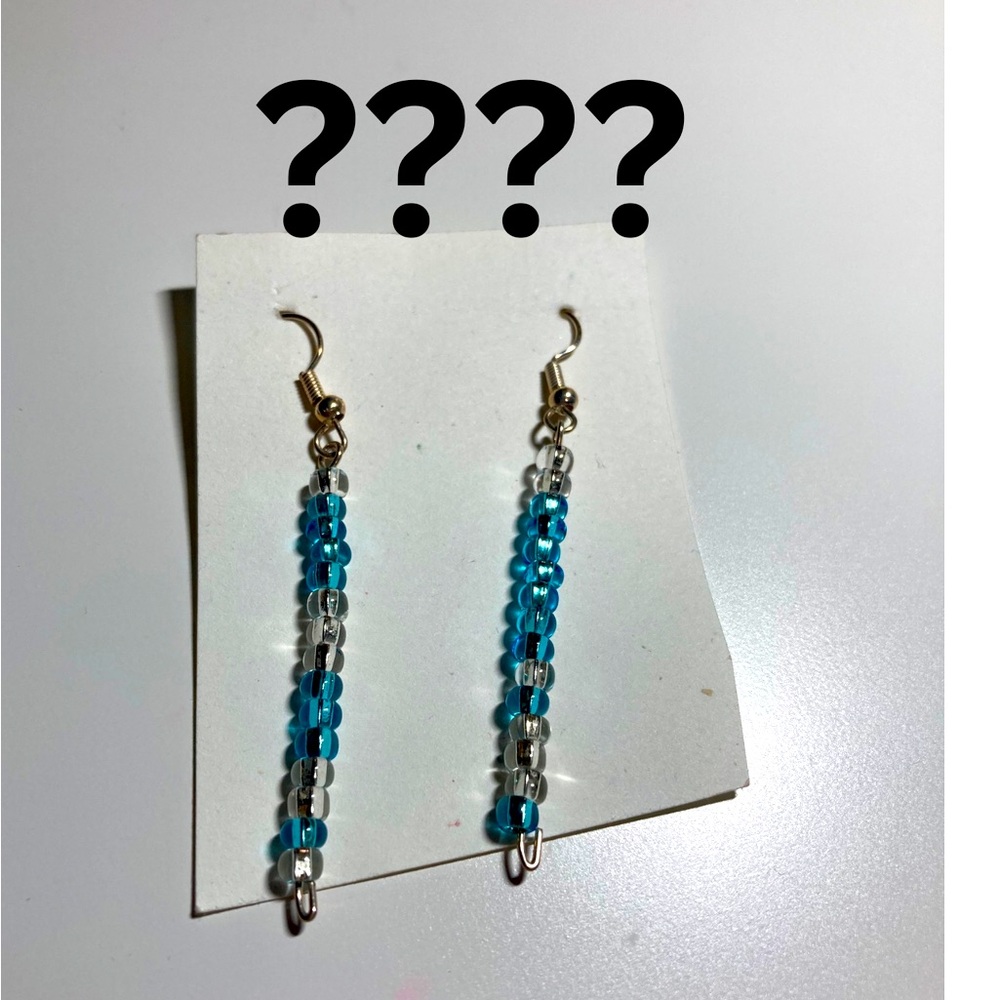 Handmade earrings mystery bundle, includes three pairs